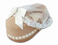 MYBASSINET Charming & Practical Moses Basket with Tulle: Perfect Baby Shower Gift & Nursery Decor (Basket&Blanket)