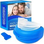 LGLAU Anti-Snoring Mouth Guard, Anti-Snoring Mouthpiece, Comfortable Anti-Snoring Devices for Men/Women a Better Night's Sleep