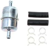 WIX 33033 Universal In-Line Fuel Filter with 3/8â€ Clamp-On Inlet/Outlet, Max Pressure 60-PSI