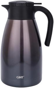 GiNT 2.2L / 74Oz Thermal Coffee Carafe, Insulated Stainless Steel Coffee Carafes for Keeping Hot/Double Walled Vacuum Thermos (Purple)