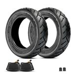 RUTU 10x2.50 Tire and Inner Tube Set - Replacement Parts for Smart Self Balancing Electric Scooters, Hover Board Fits 10" Scooter Wheels, 36v, 48v, 400w, 500w, 800w Hub Motor M365