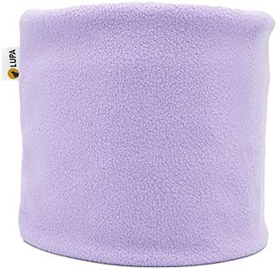 Lupa Kids Handmade Double-Layer Fleece Neck Warmer - Kids Neck Warmer for Boys & Girls - Fleece Neck Gaiter for Winter (Lavender, Small (2-6))