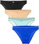 WINDAY Men Briefs Mesh Silk Low Rise Bikini Briefs and Breathable Underwear B888, 4-pack Mixed Color B, X-Large