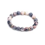 Liagza Healing Bracelet For Women Anxiety Crystal Bracelet Chakra Beaded Bracelets Rose Quartz Crystals And Healing Stones Jewelry Yoga Bead Bracelet Calming Stretch Bracelet Stress Relief Gifts For Women (Pink)