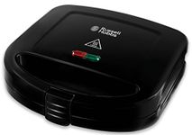 Russell Hobbs Sandwich Toaster/Toastie Maker – Makes 2 Toasties, Cuts and seals, Non-stick easy clean plates, Verticle storage, Power On & Heat ready lights, Handle with locking clip, 760W, 24520