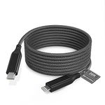 Bawanfa Extra Long USB C to Lightning Cable 20Ft/6M [Apple MFi Certified] iPhone Fast Charger Cable USB-C Power Delivery Fast Charging Cord 3A (max) for iPhone 13/12/11/XS/X/8, Black