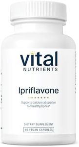 Vital Nutrients Ipriflavone 600mg | Isoflavone Support for Healthy Bones and Calcium Absorption | Gluten, Dairy, Soy Free | Non-GMO | 90 Capsules