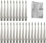 GEELBS 24 Pieces Duck Bill Hair Clips, 3.5 Inch Rustproof Metal Alligator Curl Clips with Holes for Hair Styling