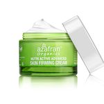 Azafran Organics Nutri Active Advanced, Natural Skin Firming And Tightening Cream, All Skin Types, Only Natural Ingredients, No Harmful Chemicals, Anti-Ageing Properties