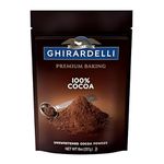 Ghirardelli Premium Baking 100% Cocoa Unsweetened Cocoa Powder 8 oz 227g (Imported USA)