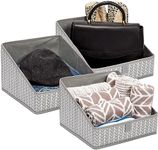 Juvale Non Woven Baskets, Closet Organization Bins (11.4 x 11.4 x 7.9 in, 3 Pack)