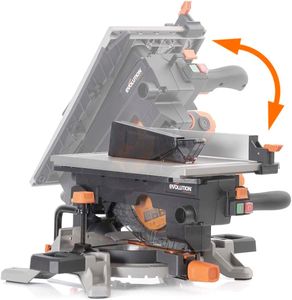 Evolution Mitre Table Saw – R210MTS-G2, Multi-Material Cutting
