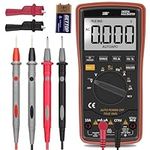 Digital Multimeter,Thsinde Auto-Ranging Digital Multimeter with Alligator Clips, AC Voltage Tester,Voltage Alert, Amp/Ohm/Volt Multi Tester/Diode and Continuity Test HZ with Backlight LCD Display