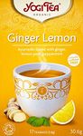 YOGI TEAS - AYURVEDIC Organic Ancient Herbal Formula Ginger Lemon Tea 17bags (PACK OF 1)