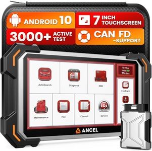 ANCEL DS500BT Bidirectional OBD2 Scanner, Full System Car Diagnostic Tool with 28+ Reset Functions, ABS Bleeding, SRS/EPB/BMS Reset, CAN FD, Auto VIN, Lifetime Free Updates