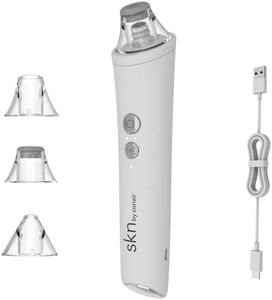 skn by conair Microdermabrasion Facial Tool, Pore Vacuum, Remove Dead Skin Cells and Dirt from Clogged Pores