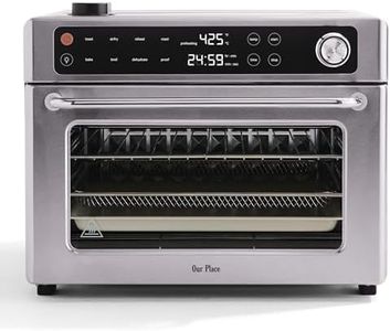 Our Place Large Wonder Oven Pro | 8-in-1 Digital Countertop Oven with Large 32Qt quarts | Non-toxic, Fast Quartz Heating | Air Fry, Toast, Roast, Bake, Broil, Reheat & Dehydrate | Stainless Steel