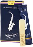 Vandoren Traditional Alto saxophone reeds, box of 10 - Strength 1,5