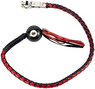 Motorcycle Whips 42" Get Back Whip with ball, Biker Whips Handlebar Accessories for motorbike