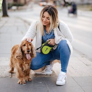 Pecute Retractable Dog Leash, 8m – Heavy Duty Pet Lead