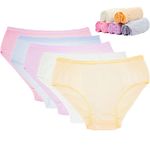 STARLY 10pcs Women's Disposable 100% Pure Cotton Underwear Travel Panties High-cut Granny Briefs Multicolor (XL)