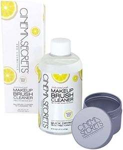 MAKEUP BRUSH CLEANER PRO STARTER KIT 8OZ+TIN,LEMON