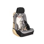 PetSafe Happy Ride Waterproof Bucket Seat Cover for Dogs and Pets - Fits Cars, Trucks and SUVs - Waterproof Area Protection - Grey