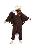 ULEEMARK Unisex Animal Onesies Novelty Pyjamas Nightwear Halloween Homewear Onepiece Cosplay Costume Loungewear S-Condor