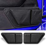 CALBEAU Oxford Front Door Storage Pockets Box, 2PCS Door Storage Pockets for 2011-2018 Jeep Wrangler JK JKU Accessories 2/4-Door, Door Net Pocket Replacement