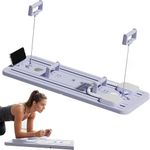 Pilates Board Pilates Reformer Set, Foldable Pilates Reformer Board with LED Counter, Automatic Rebound Ab Roller Board, 5 in1 Pilates Sliding Board for Home Exercise and Body Shaping