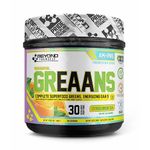 Beyond Yourself - GrEAAns Superfood Greens and EAA Blend | 4000mg Organic Superfood, 2625mg Vegan EAAs | Sugar-Free, Zero Calories, No Synthetic Additives | Optimizes Health, Performance, and Recovery | Citrus Green Tea