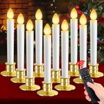 10 Pack Christmas Window Candles Li