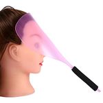 Face Shield For Hairspray,Professional Mask Spray Protect Hair Barber Salon Hairdressing Haircut Eyes Protector Cover For Styling Tools Purple Pink (Pink)