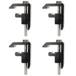 P-AC-04N Mounting Clamps for Truck Cap Camper Shell Toyota Tacoma/Tundra - 4 PCS