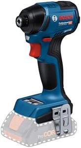Bosch Professional 18V System Cordless Impact Driver GDR 18V-220 C (up to 3,400 RPM, Torque of 220 Nm, brushless Motor, Without Batteries and Charger, incl. 1 x Belt Clip, 1 x bit Holder)
