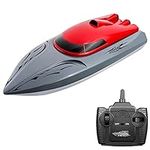 Goolsky Remote Controlled Boat 806 2.4G RC Boat Remote Control Boat 20 km/h Waterproof Toy High Speed RC Boat Racing Boat Caprice-Proof with Stable Hull Gift Children Adults