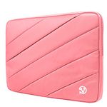 Protective Pink Shock Absorbing Laptop Sleeve for Dell Inspiron, Latitude, XPS, Precision, G3 G5 G7 15, Vostro, Alienware m15, m15 R2 14 to 15.6 inch