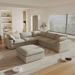160.6" Cloud Couch Modular Sectiona