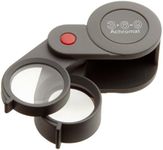 Eschenbach 1186-9 Achromatic Precision Folding Loupe Magnifier, 9x Magnification, 23mm Lens Diameter
