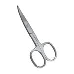 CRUZE Nail Scissors | Professional Multi-Purpose, Manicure Curved Blade Scissors for Men and Women Nails, Cuticle, and Thick toenails