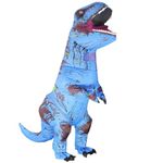 Rafalacy Inflatable Costume Adult Dinosaur Costume Blow Up T-rex Costume Full Body Halloween Costume Men Women