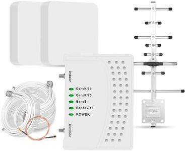 Cell Phone Booster for Home & Muti-Room, Up to 7000Sq. Ft,Cell Phone Signal Booster for Rural Area with 2 Indoor Panel Antennas,Boosts 5G 4G LTE for All U.S. Carriers, FCC Approved