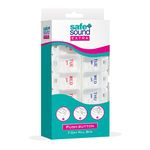 Safe and Sound 7 Day 14 Compartment AM and PM Push-button Pop-open Pill Box, Includes Two Patient Record Cards