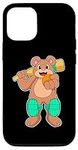 iPhone 14 Bear Cricket Cricket bat Sports Case