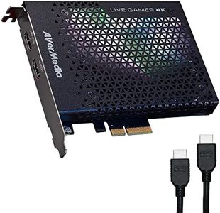 AVerMedia GC573 Live Gamer 4K Internal Capture Card: 4K60 HDR10 Streaming and Recording with Ultra-Low Latency for PS5, Xbox Series X/S, OBS, Twitch, YouTube, Windows 11 - TAA/NDAA Compliant