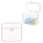 Accmor 2pcs Pacifier Case, Pacifier Container, Baby Pacifier Holder Case for Travel, Can Storage 2 Pacifiers, BPA Free,Transparent