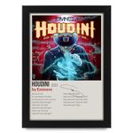 Eminem Houdini Album Signed Poster Print - Limited Edition Autograph Fan Gift - Collectible Music Memorabilia Merchandise - Wall Art Decor for Fans (Unframed A3 (30x40cm))