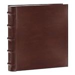 Pioneer Photo Albums 200-Pocket European Bonded Leather Photo Album for 4 by 6-Inch Prints, Brown