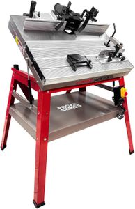 LUMBER JACK PRO Router Table – Heavy Duty Cast Iron, Sliding & Tilting Workbench