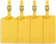 Luggage Tags, Microfiber Leather Pe